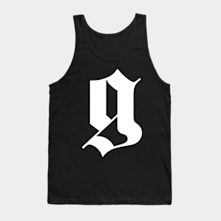 letter g for gothic Tank Top